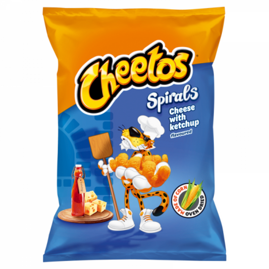 Cheetos Spirals -Cheese With Ketchup Flavoured 130G