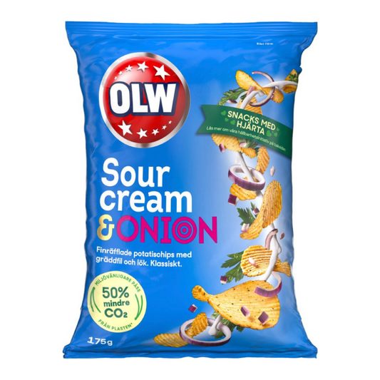 Olw Sourcream & Onion 175G