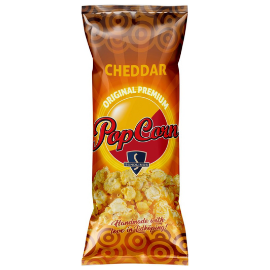 Sundlings Popcorn Cheddar 100G