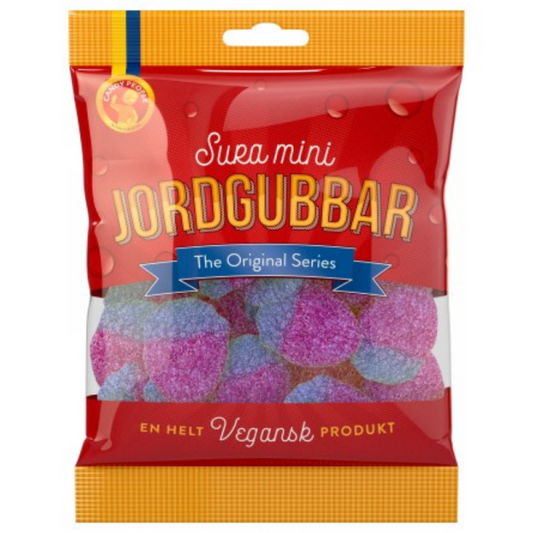 Sura Mini Jordgubbar 80G Candy People