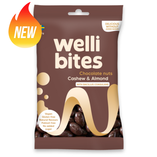 Wellibites Chocolate Nuts Cashew & Almond 50G