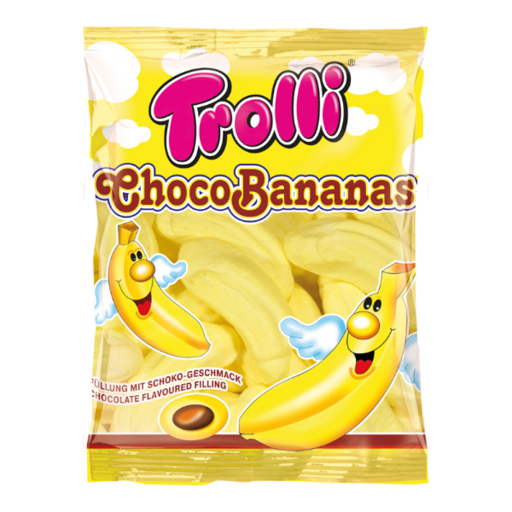 Trolli Choco Bananas 150G